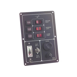 Force 4 3 Switch Battery Test Panel + Horn 