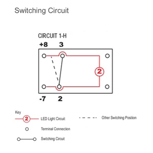 Carling Switch Illuminated Rocker Switch - Bilge Blower