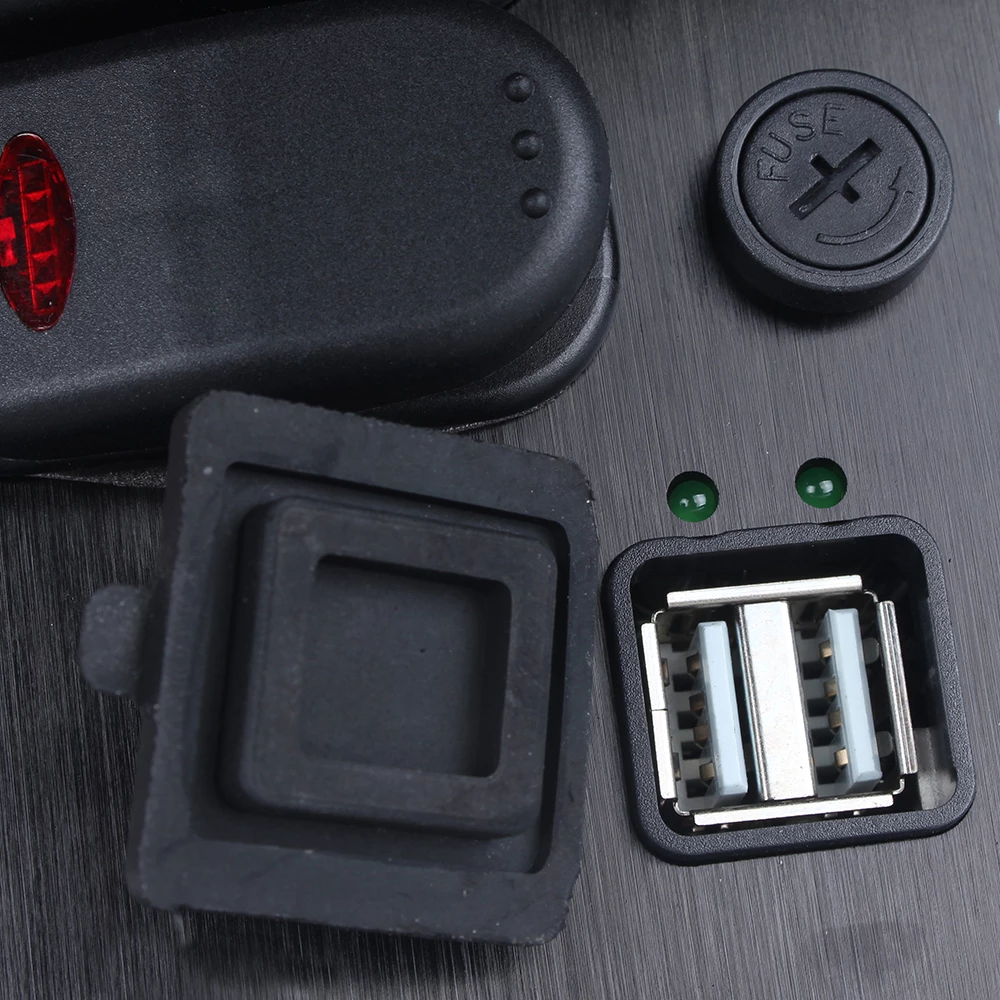 5 Gang Waterproof Switch Panel with USB Socket