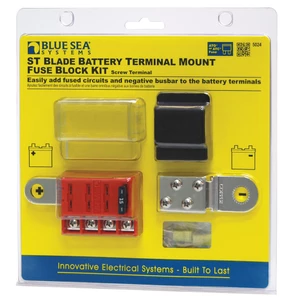 Blue Sea Blade Battery Terminal Mount Fuse Block Kit 