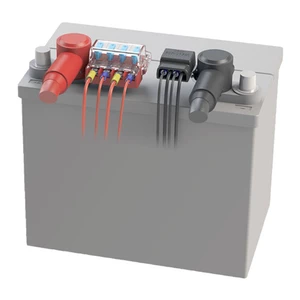 Blue Sea Blade Battery Terminal Mount Fuse Block Kit 