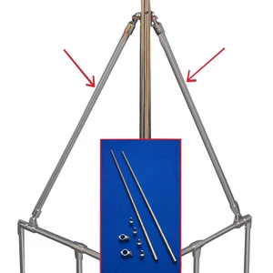 rutland Solid Stays Kit - Extra Long 