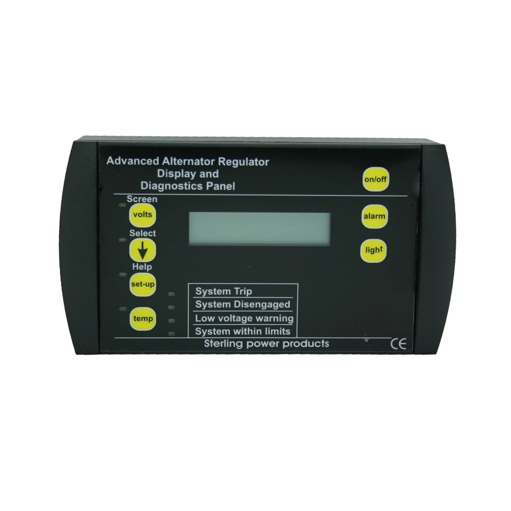 Sterling Power Remote Display & Control for Advanced Alternator Regulator