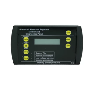 Sterling Power Remote Display & Control for Advanced Alternator Regulator