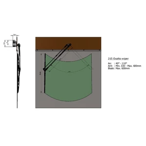 Exalto LD 215BD Wiper Motor 12V