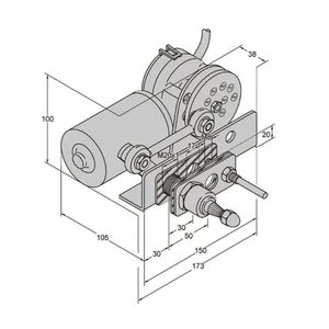Exalto MD1 223BD Wiper Motors 24V