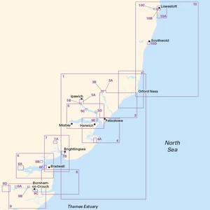 Imray 2000 Suffolk & Essex Coast Chart Pack 