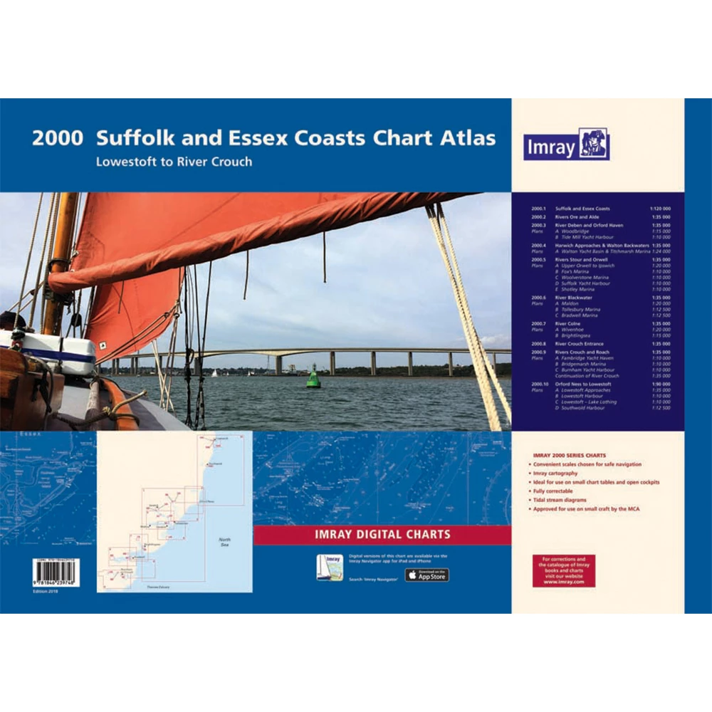 Imray 2000 Suffolk & Essex Coast Chart Pack 