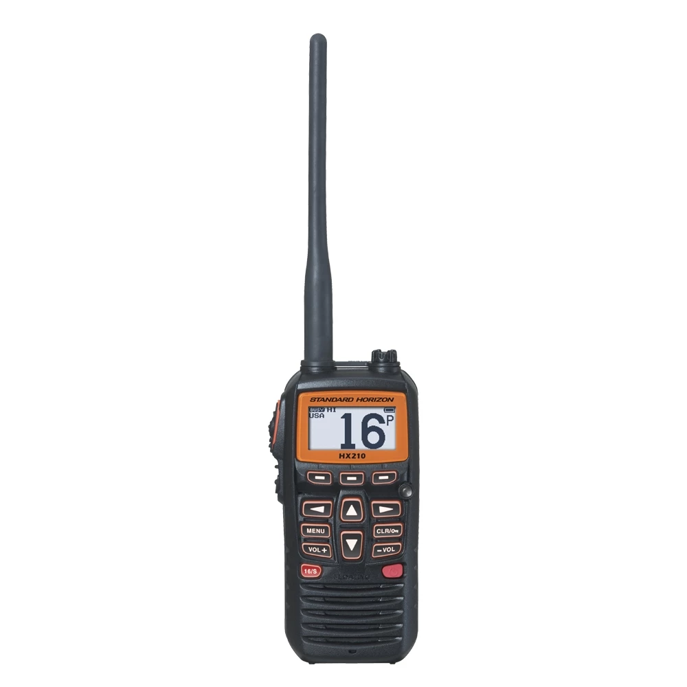 Standard Horizon HX210E Handheld VHF with FM Radio 