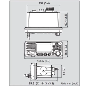 Icom IC-M330GE VHF Radio with GPS Ultra Compact Model 