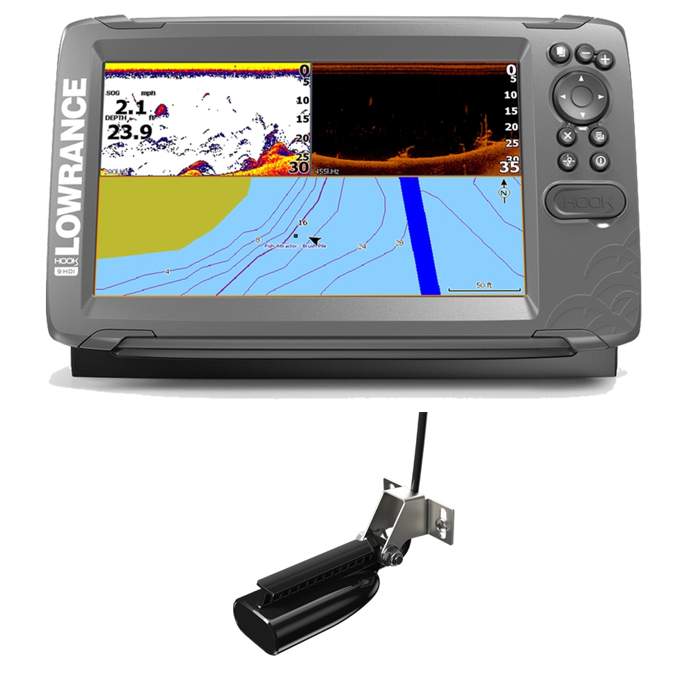 Hook2-9 Splitshot Chartplotter Fishfinder Combo