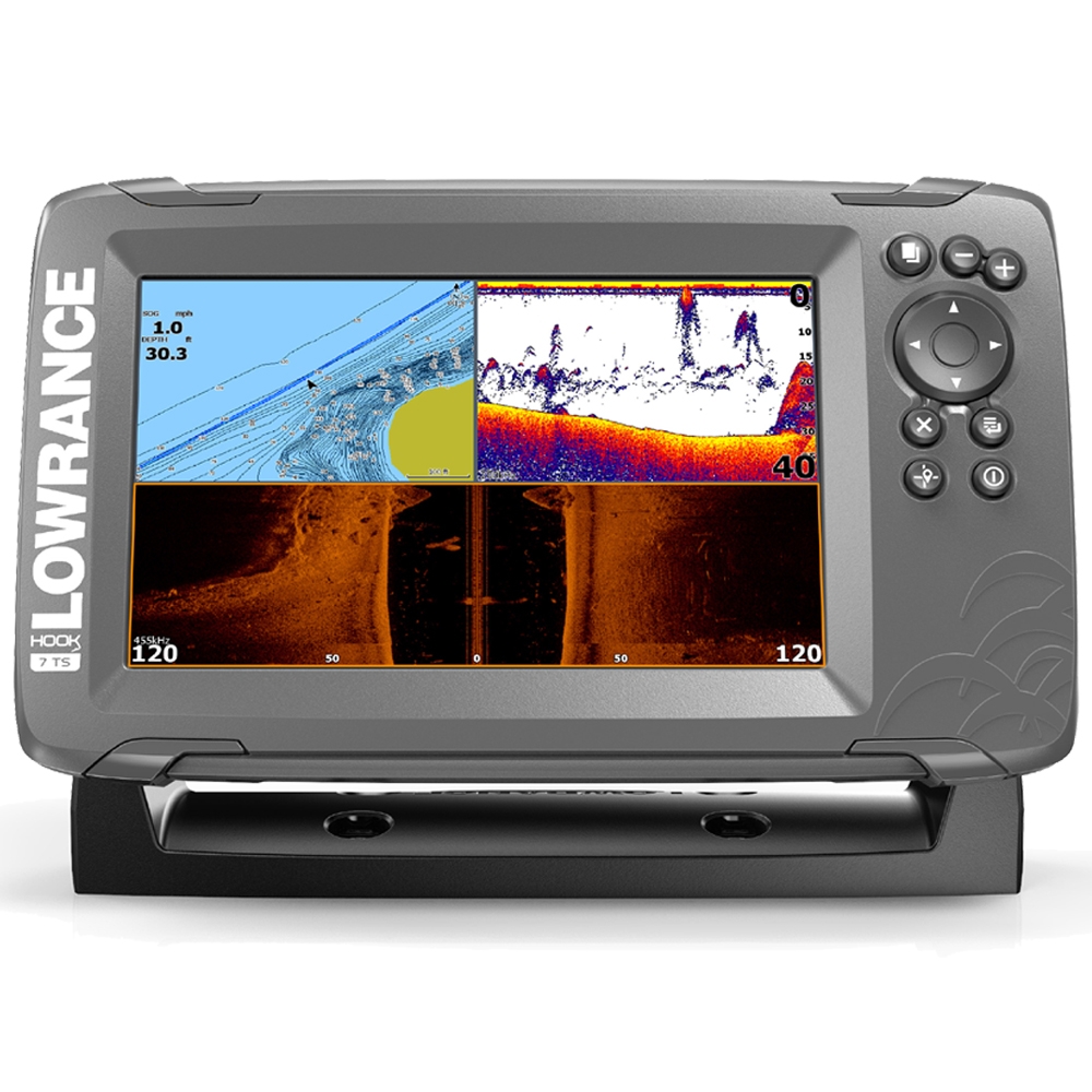 Hook2-7 Tripleshot Chartplotter Fishfinder Combo
