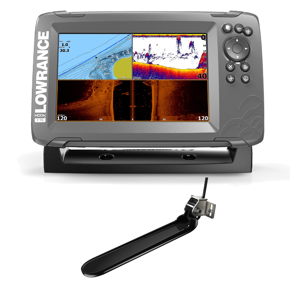 Hook2-7 Tripleshot Chartplotter Fishfinder Combo