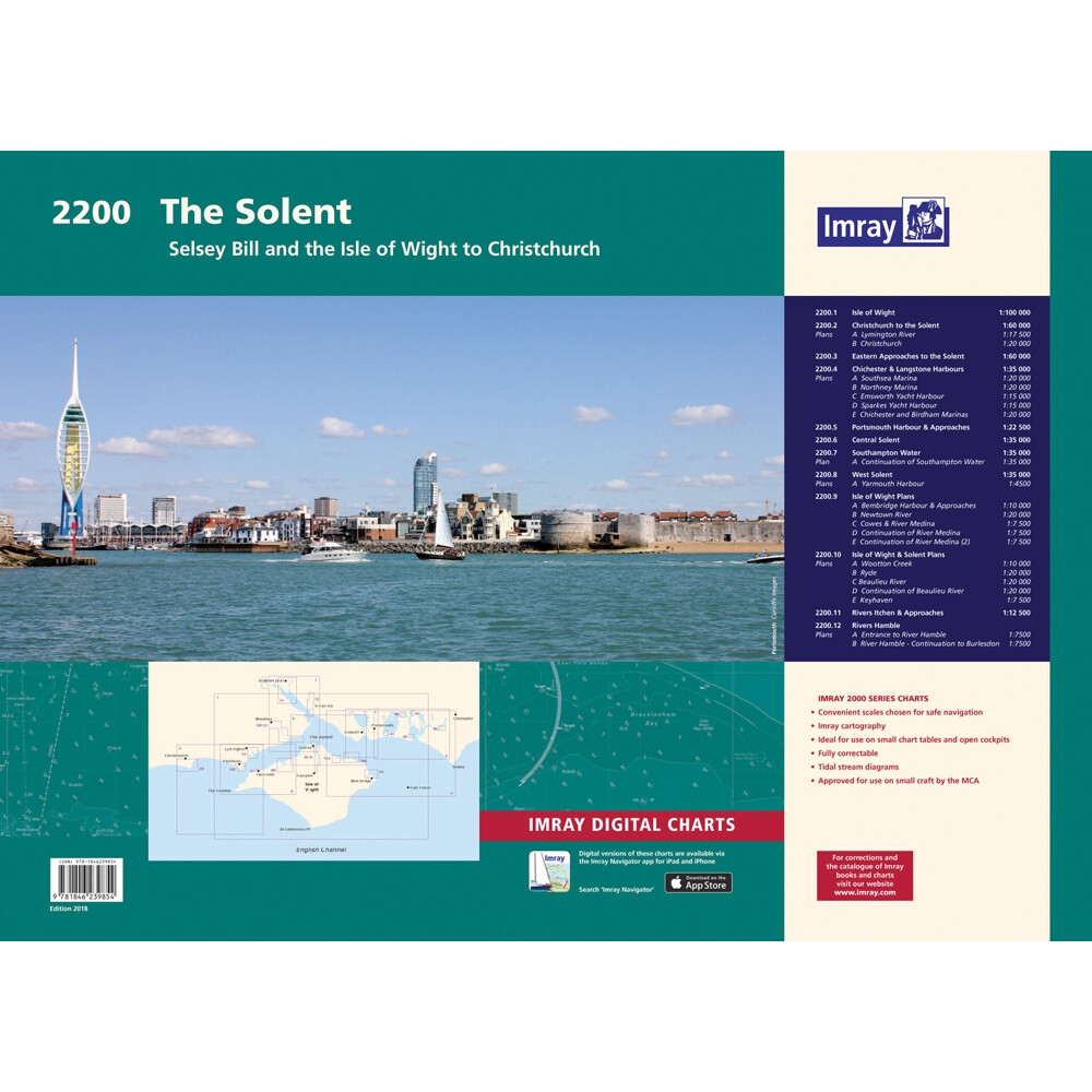 2200 Solent Chart Pack