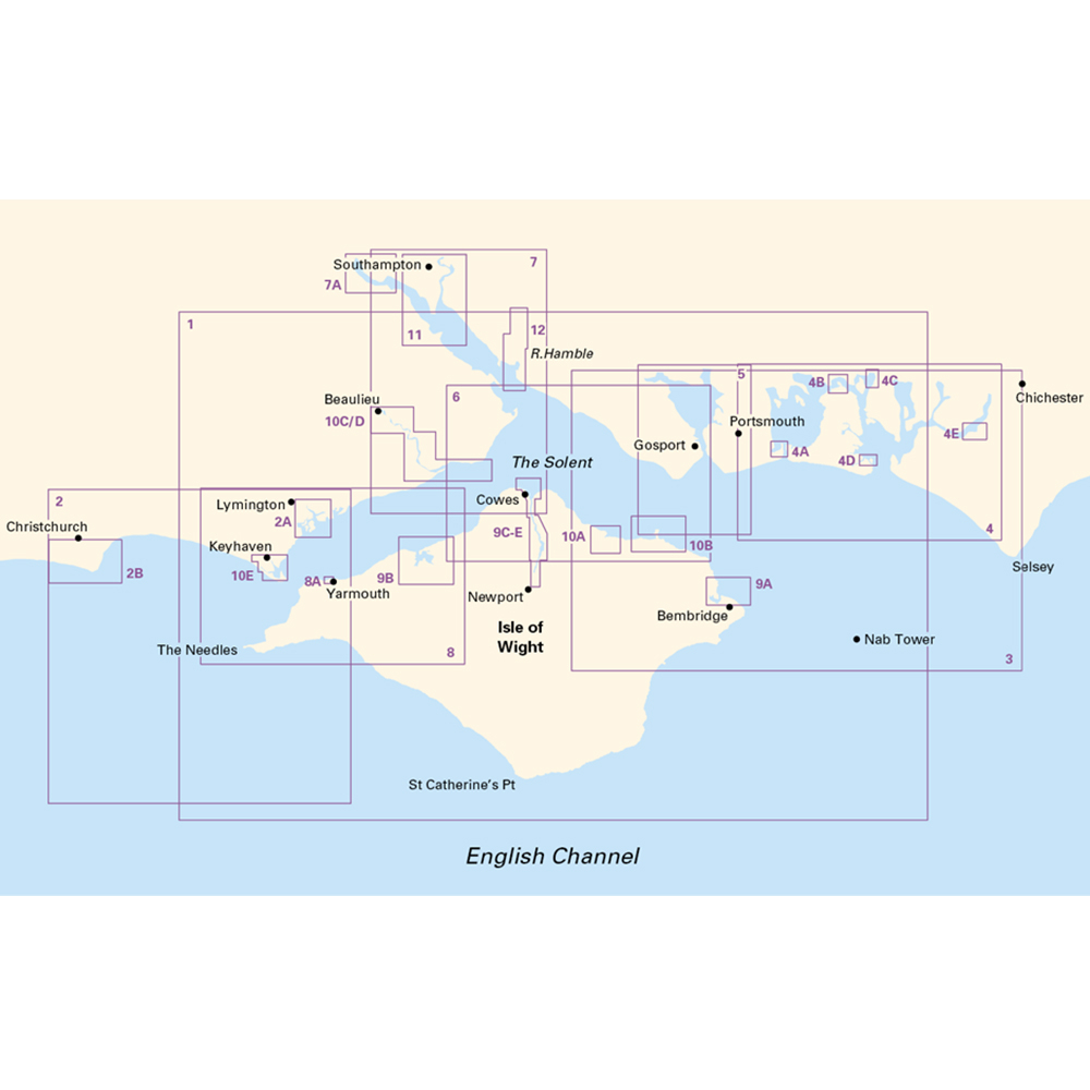 2200 Solent Chart Pack