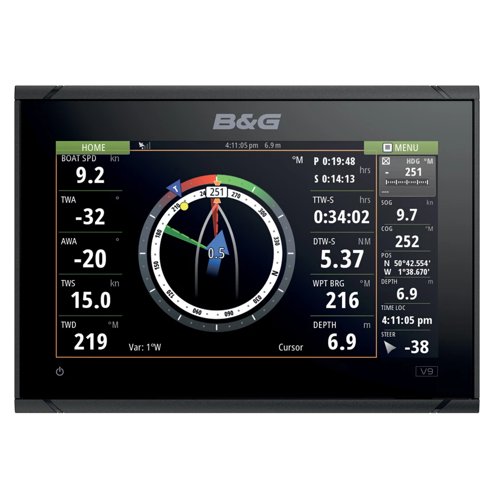 B&G Vulcan 9FS Sailing Chartplotter 