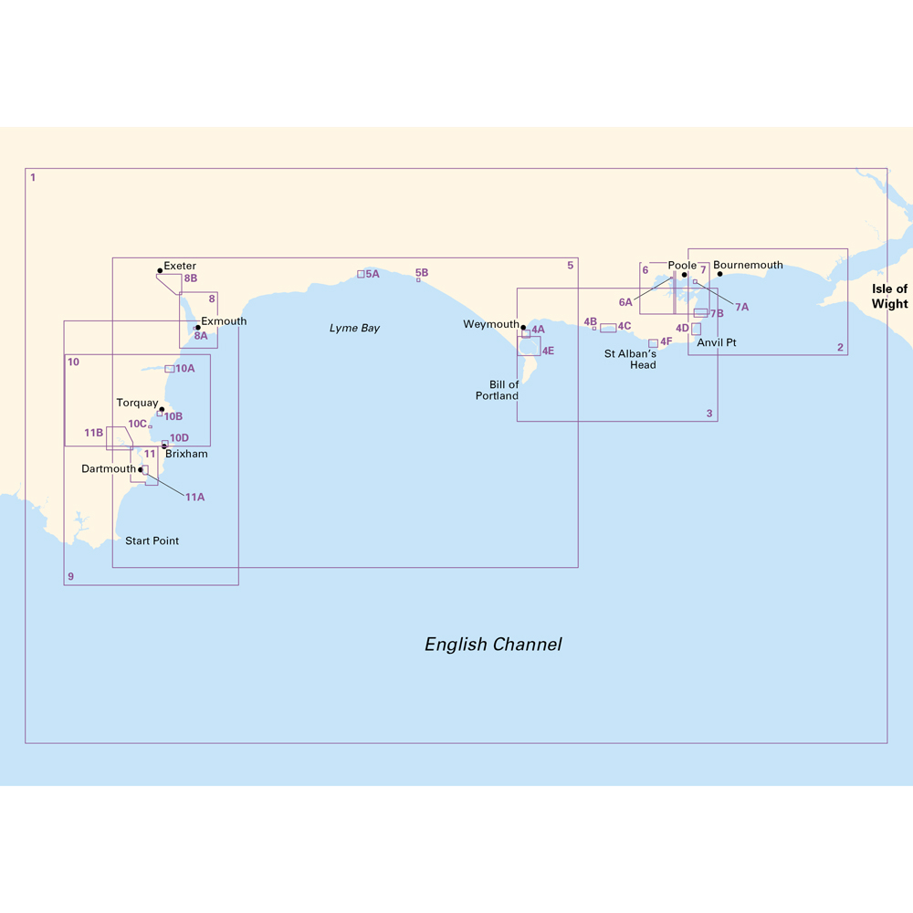 2300 Devon & Dorset Coasts Chart Pack
