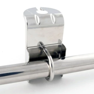 Glomex Stainless Steel Rail Mount L Bracket