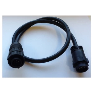 Lowrance 7 Pin Blue Transducer to Xsonic 9 Pin Black connector adapter cable