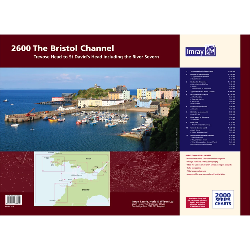 Imray 2600 Bristol Channel Chart Pack