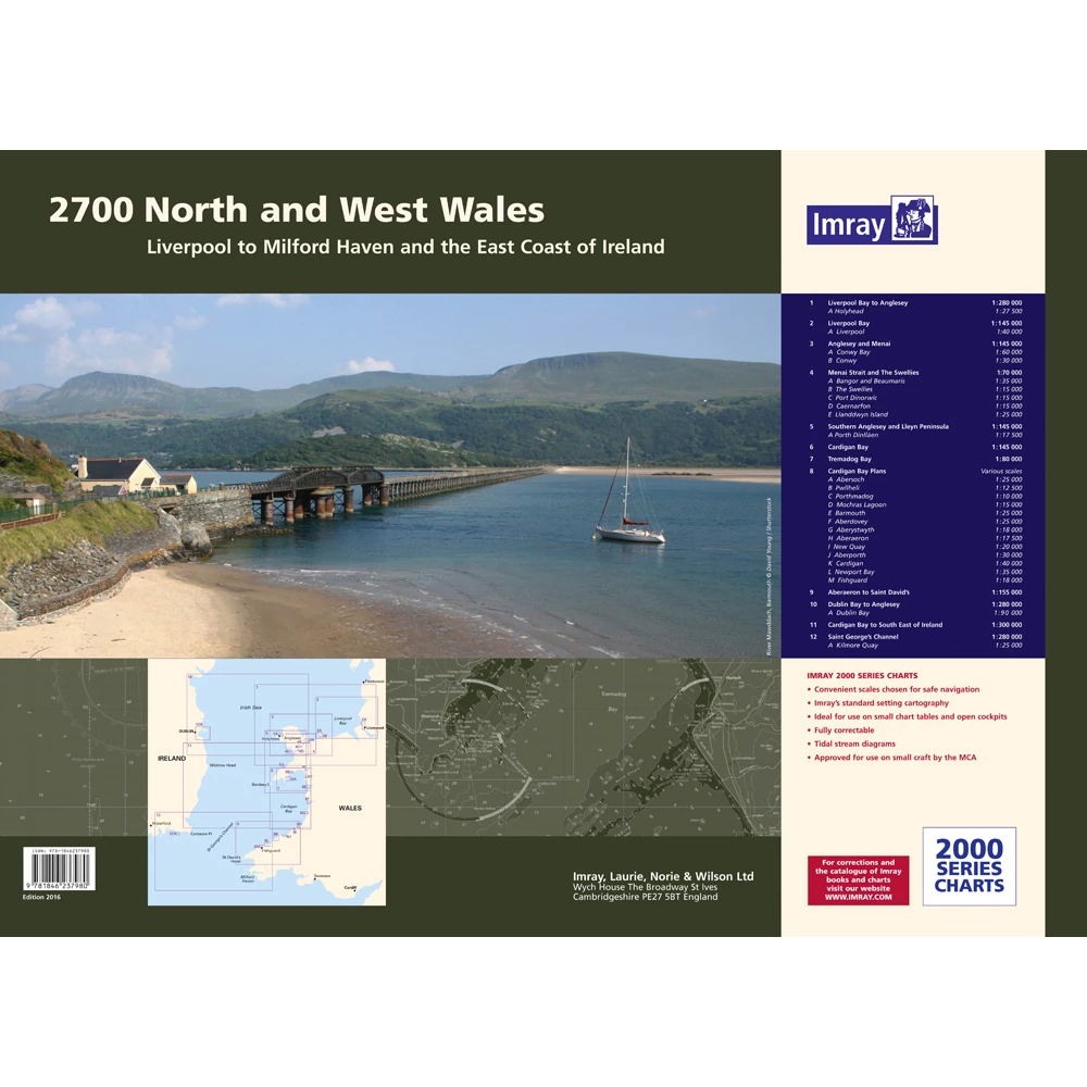 Imray 2700 North & West Wales Chart Pack