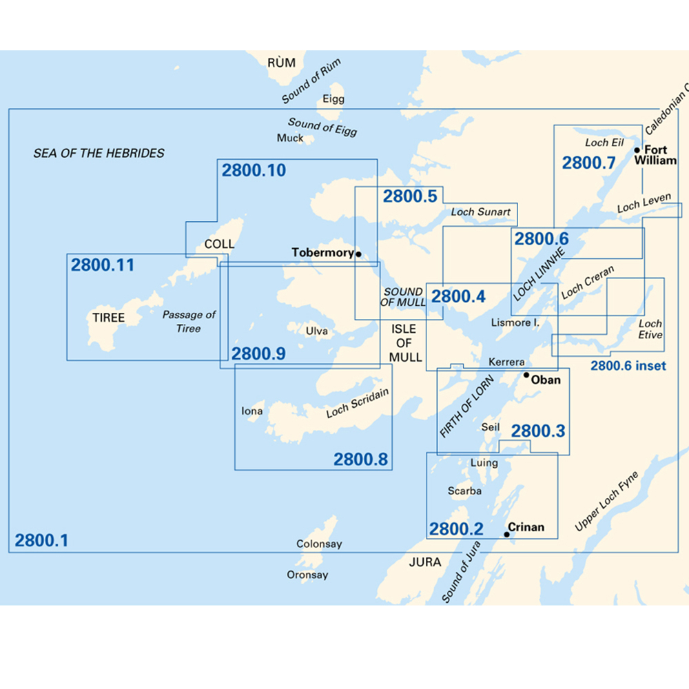 2800 West Coast of Scotland Chart Pack