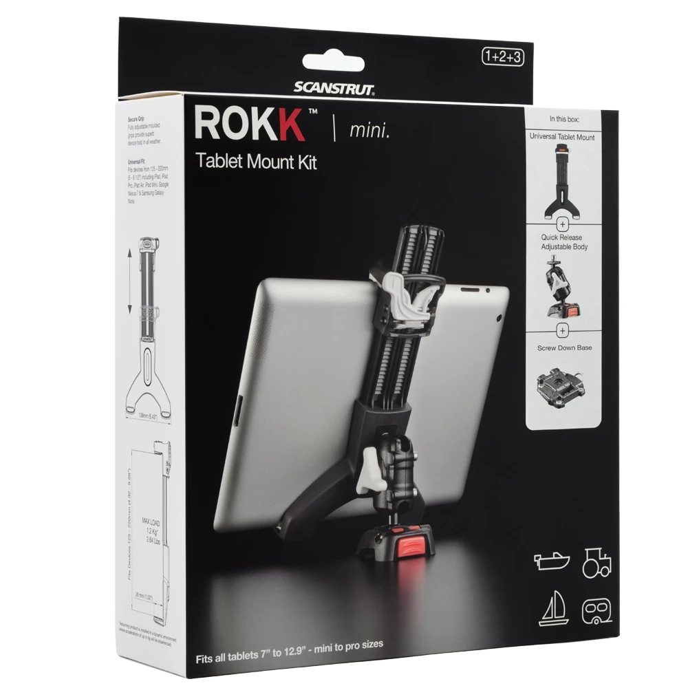 Rokk Tablet Kit With Screw Down Base 