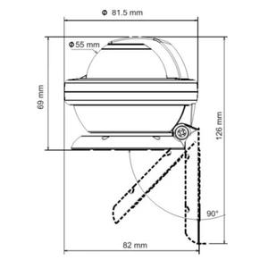 Plastimo 55 Compass - White
