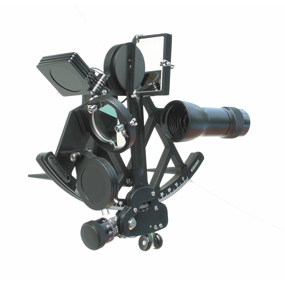 Celestaire Astra 3B Deluxe Metal Sextant - Split View 