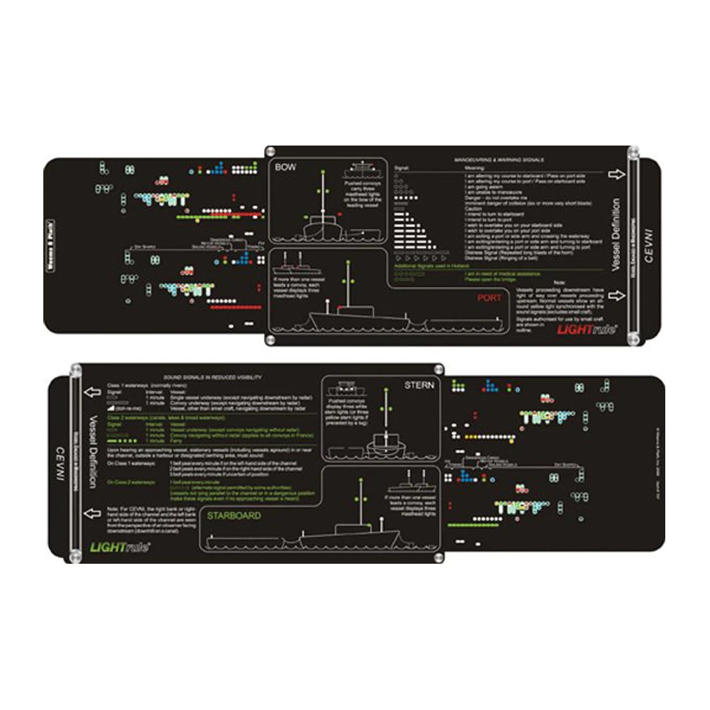 Weems & Plath Light Rule - CEVNI ColRegs