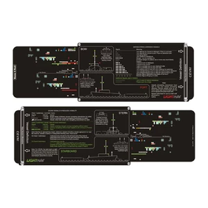 Weems & Plath Light Rule - CEVNI ColRegs