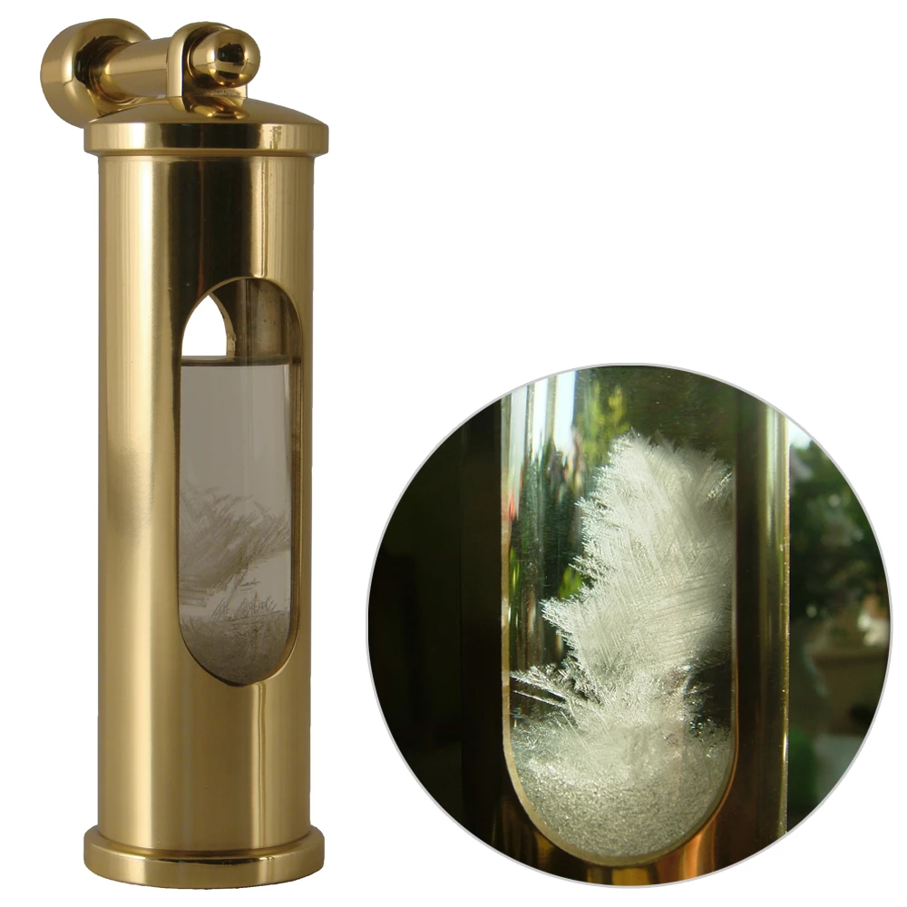Force 4 Stormglass with Wall Mount - Brass 