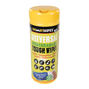Universal Biodegradable Tough Wipes 40pk