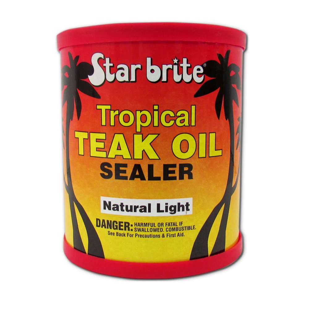 Starbrite Tropical Teak Oil Sealer Natural Light 16oz / 473ml