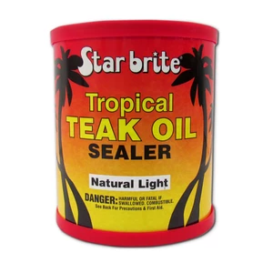 Starbrite Tropical Teak Oil Sealer Natural Light 16oz / 473ml