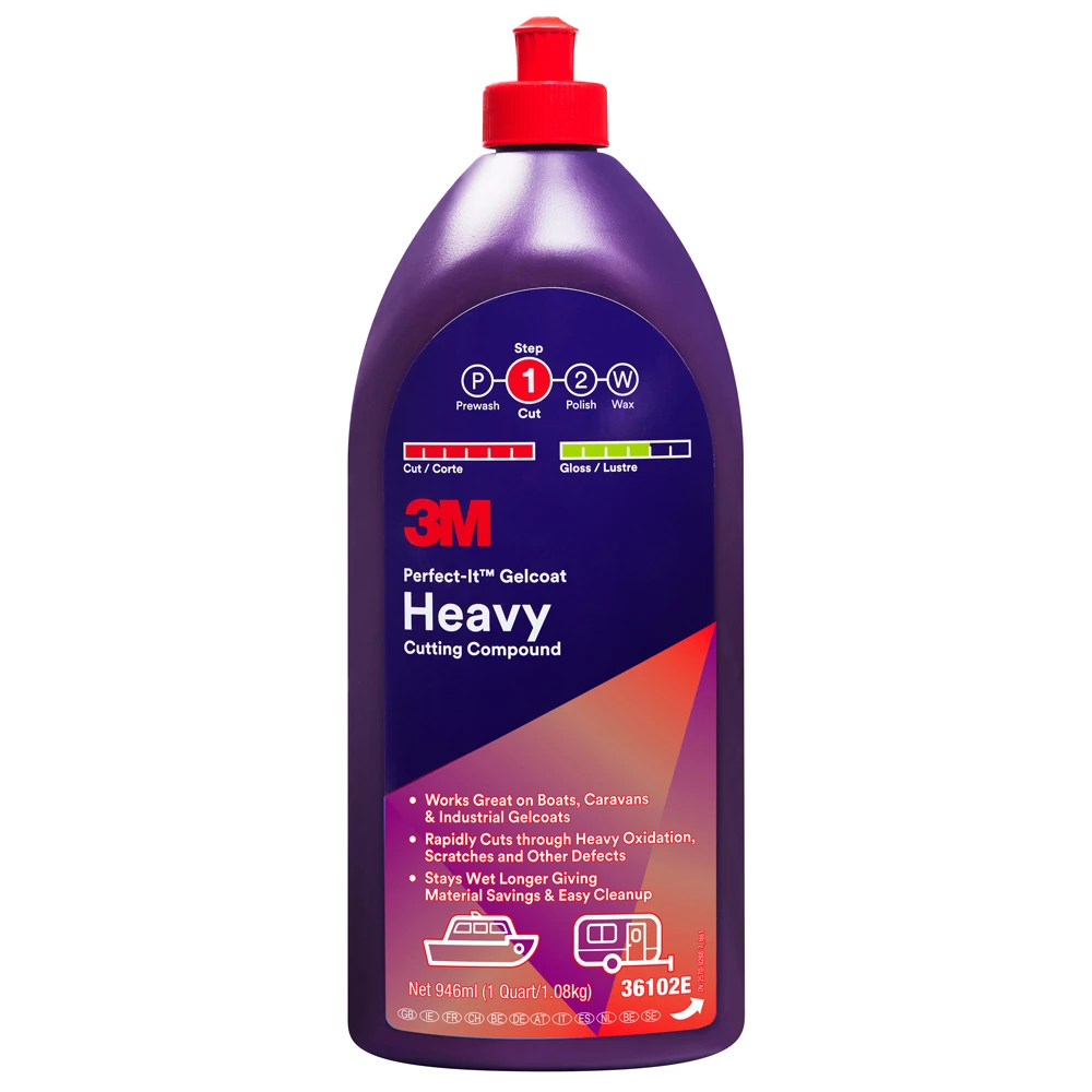 3M Perfect-It Gelcoat Heavy Cutting Compound 1 Litre 