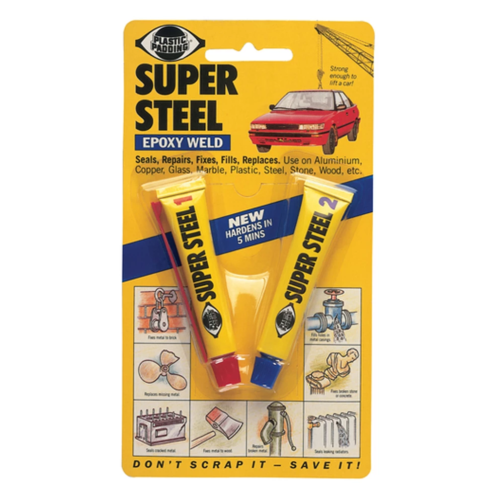 Plastic Padding Super Steel Epoxy Weld 