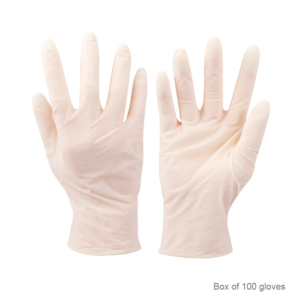 Force 4 Disposable Latex Gloves Large (50 Pairs) 