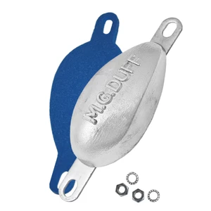 M G Duff ZD77 Zinc Pear Shaped Anode Kit