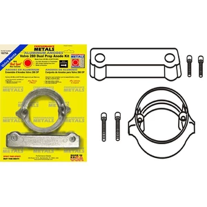 Performance Metals Engine Anode Kit Aluminium - Volvo 280DP