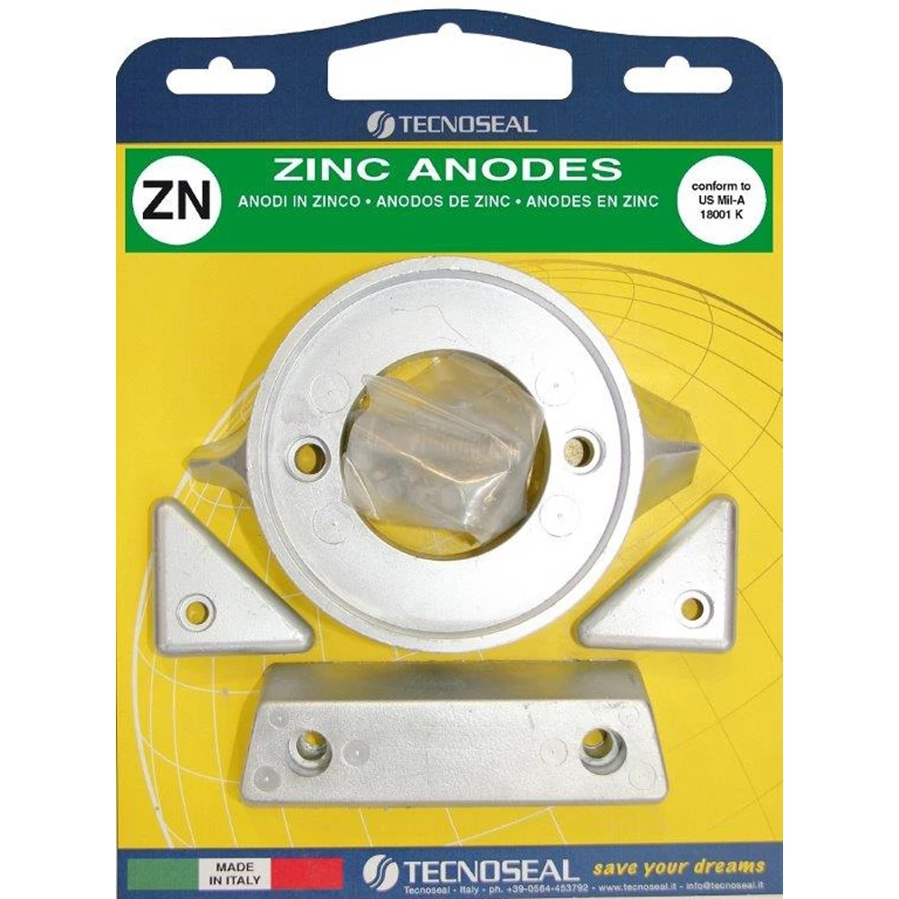 Tecnoseal Engine Anode Kit Zinc - Volvo 290DP-C 