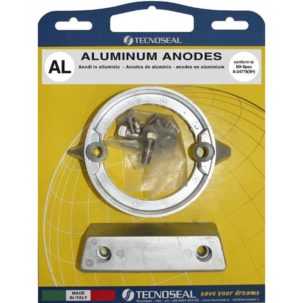 Tecnoseal Engine Anode Kit Aluminium - Volvo 290DP 