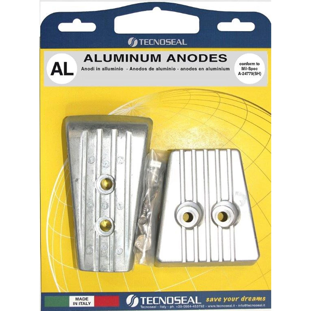 Tecnoseal Engine Anode Kit Aluminium - Volvo SXA/DPS