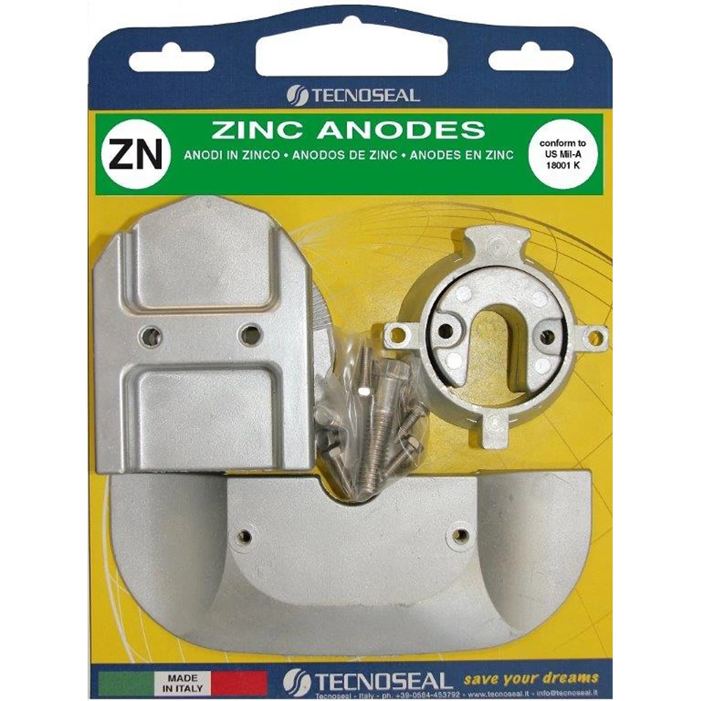 Tecnoseal Engine Anode Kit Zinc - Mercruiser Bravo Alpha 1 Gen 2
