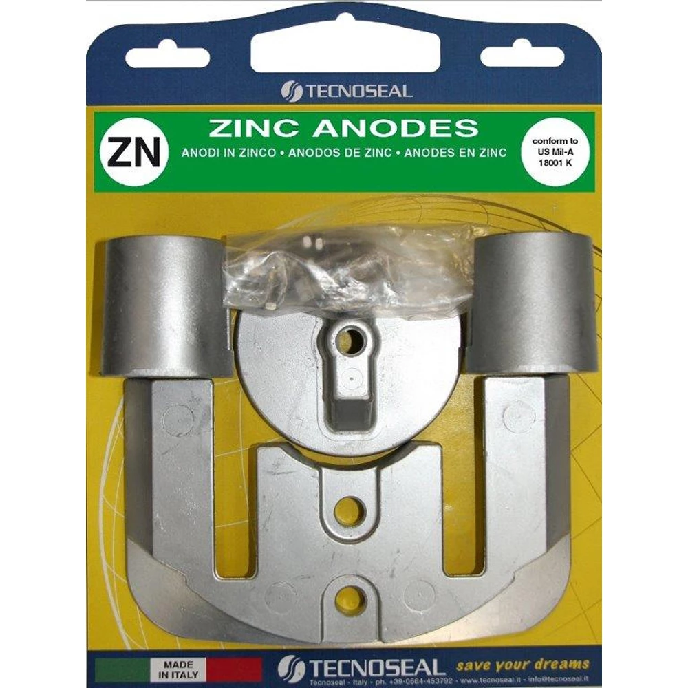 Tecnoseal Engine Anode Kit Zinc - Mercruiser Bravo 2 & 3