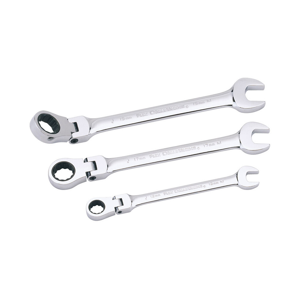Flexible Head Ratchet Spanner