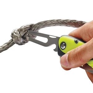 Wichard Offshore Knife - Serrated Blade/Shackle Key Fluo 