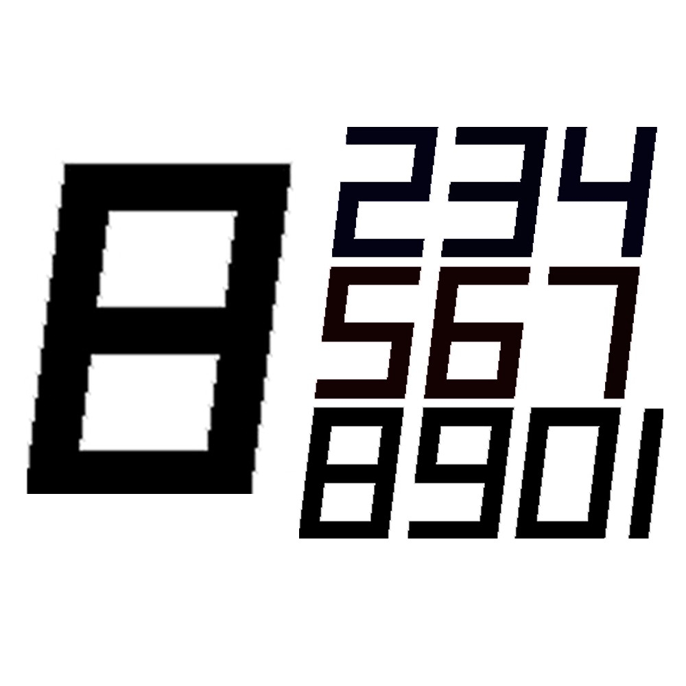 Computer Eight Sail Number Black