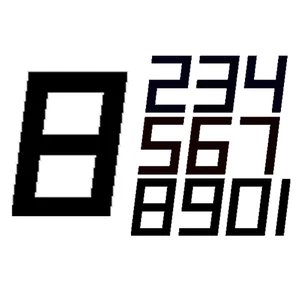 bainbridge Computer Eight Sail Number Black 