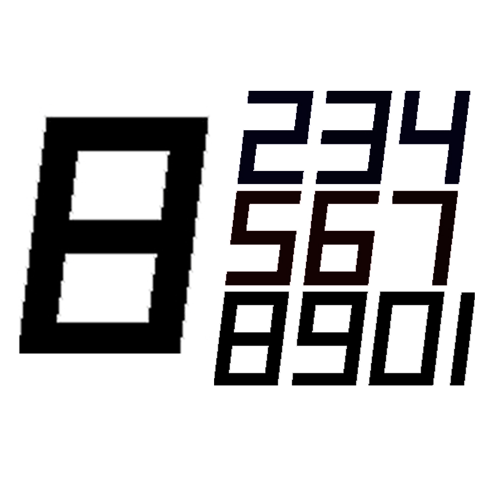 Computer Eight Sail Number Black